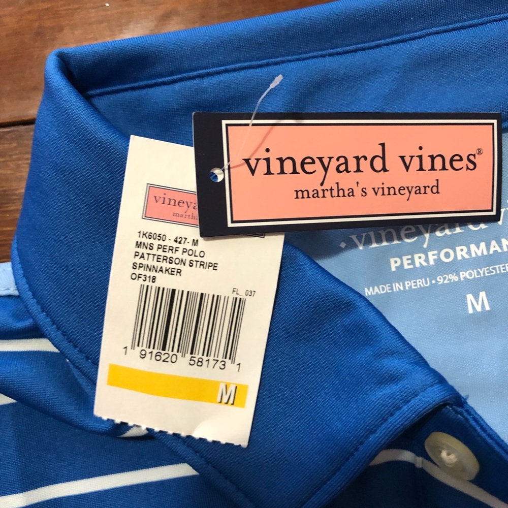 Men’s vineyard vines performance polo - Picture 3 of 4